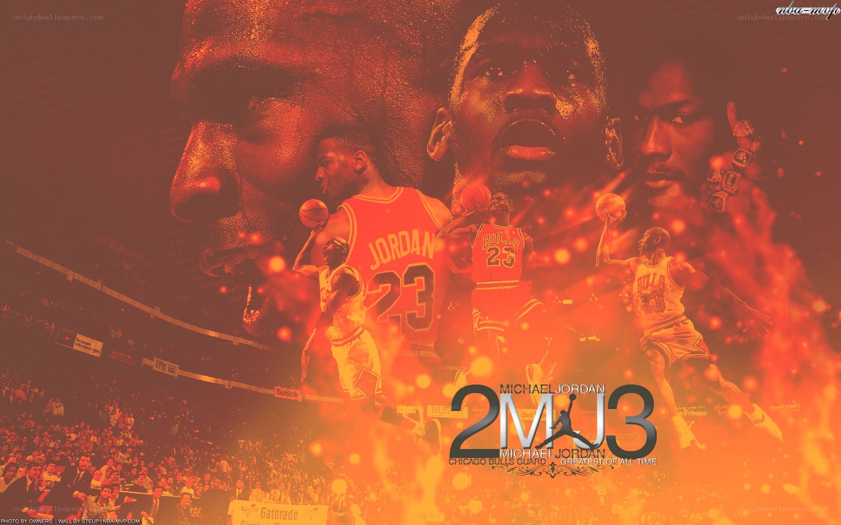 Michael Jordan basketball collage