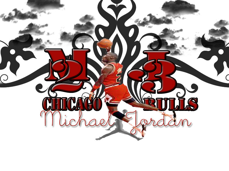 Michael Jordan Basketball Player — Red