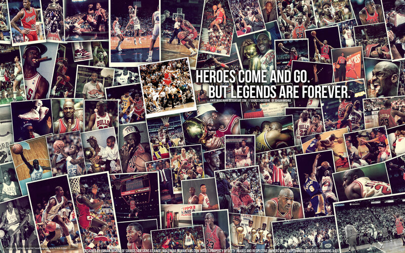 Michael Jordan collage