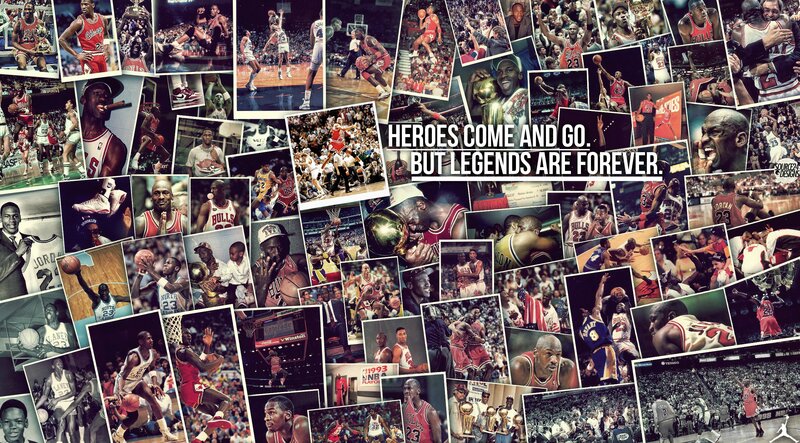 Michael Jordan collage tribute