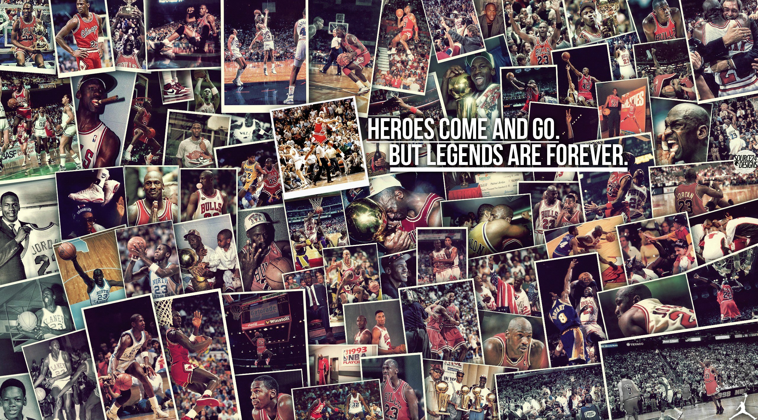 Michael Jordan collage tribute