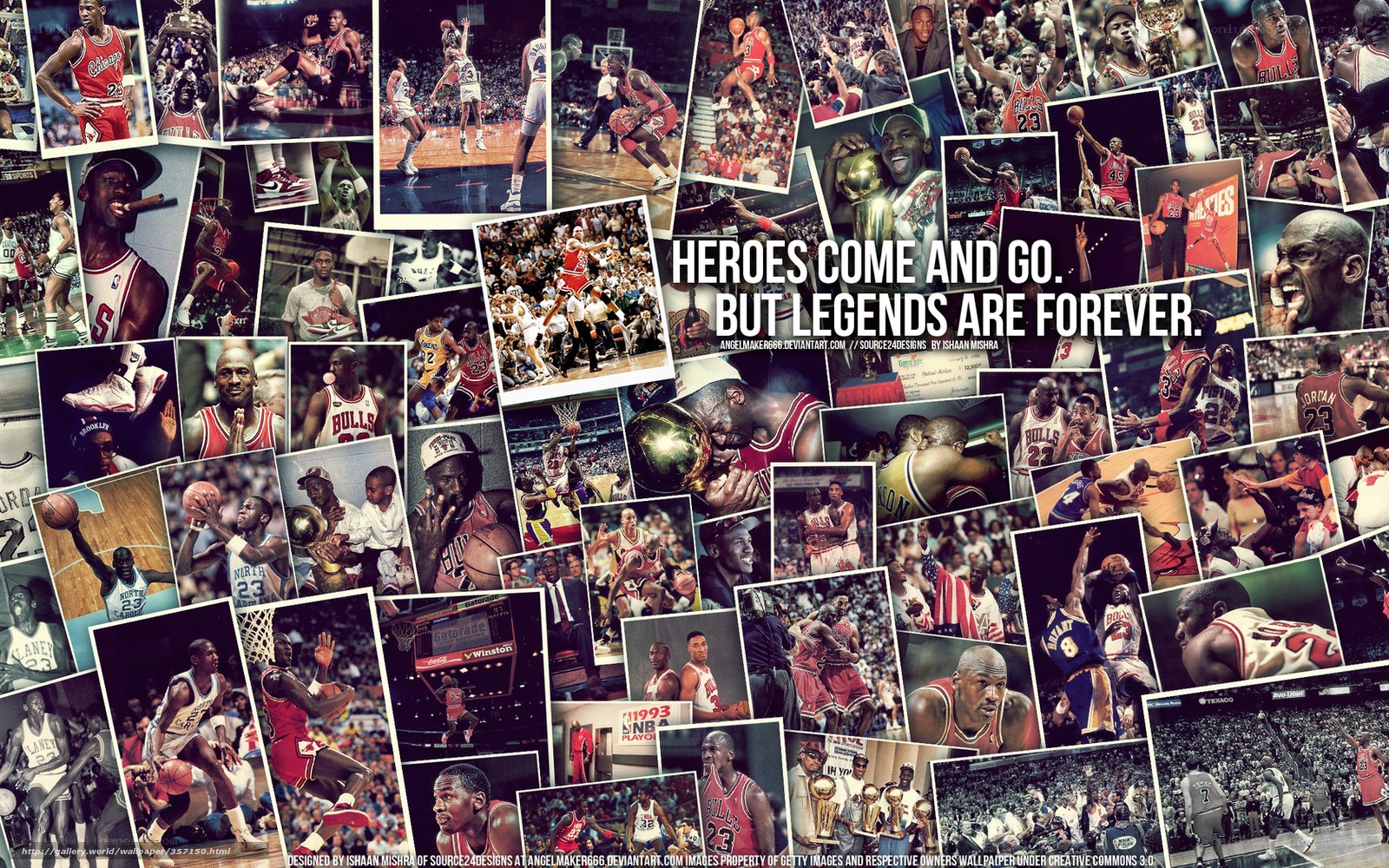 Michael Jordan collage