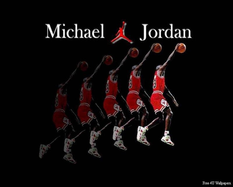 Michael Jordan dunk sequence