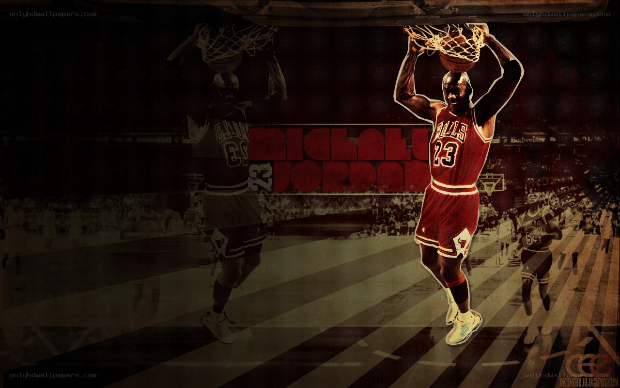 Michael Jordan dunking