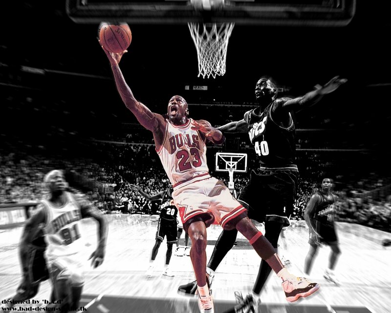 Michael Jordan dunking