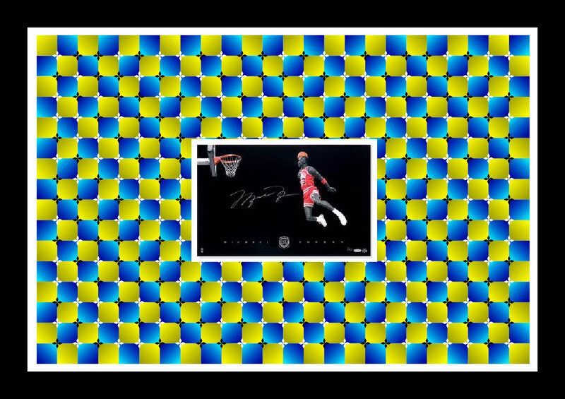 Michael Jordan Dunking — Blue