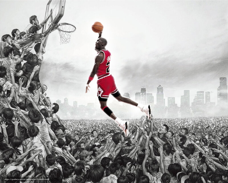 Michael Jordan dunking