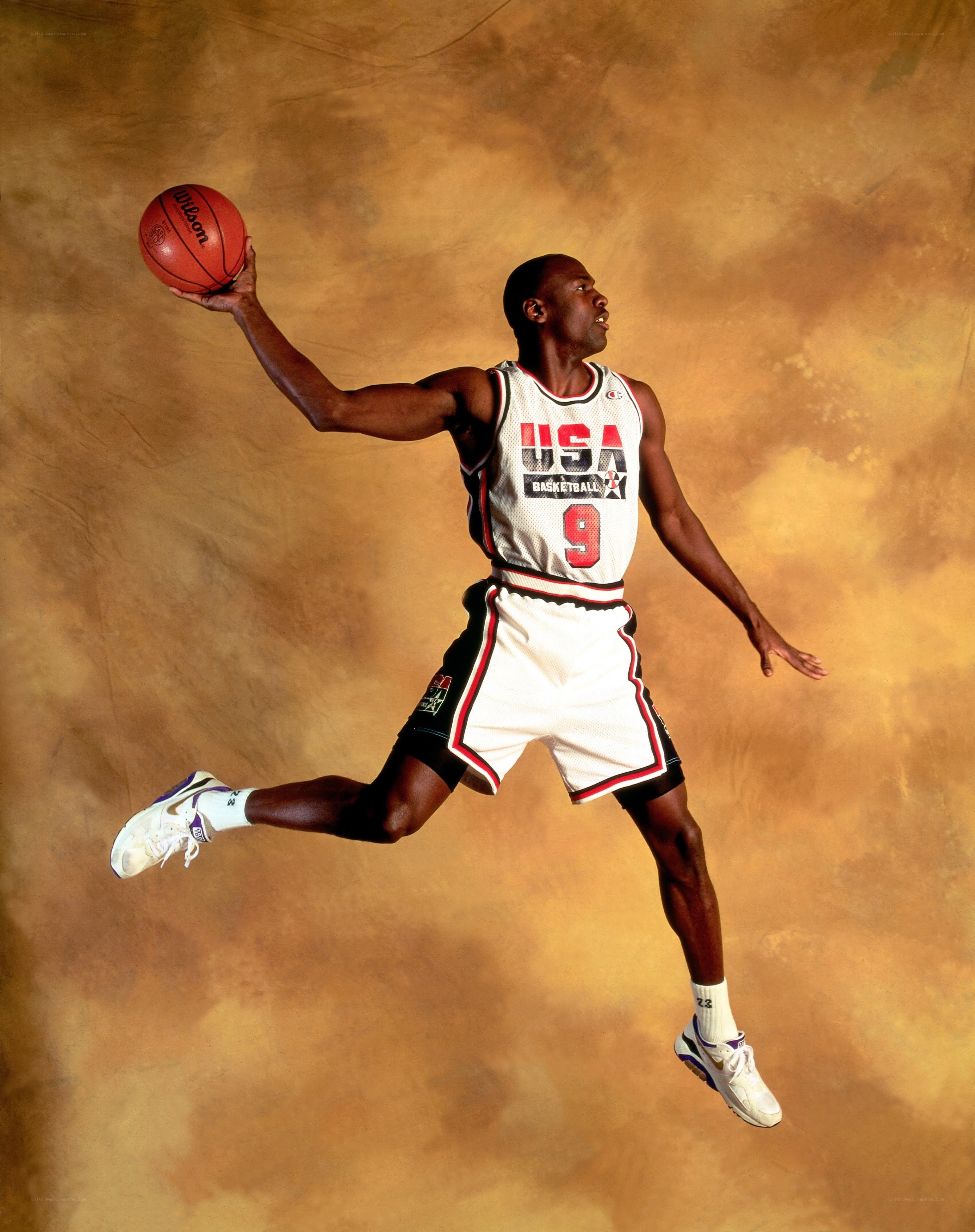 Michael Jordan in USA jersey