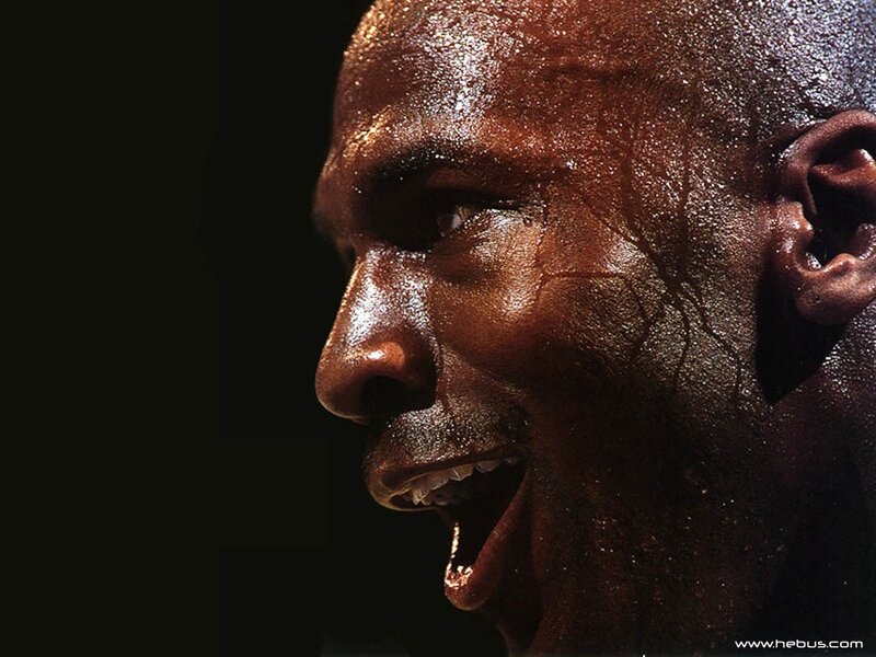 Michael Jordan intense expression