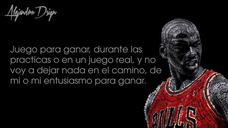 Michael Jordan Portrait — Black, Dramatic, Digital Art, Text, Basketball Jersey