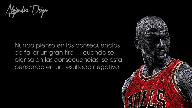 Michael Jordan Portrait — Black, Dramatic