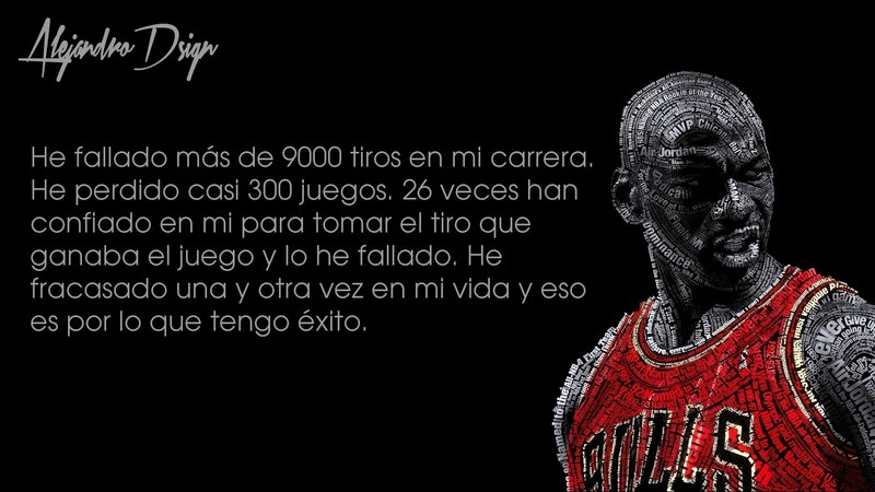 Michael Jordan Portrait — Black, Inspirational, Digital Art