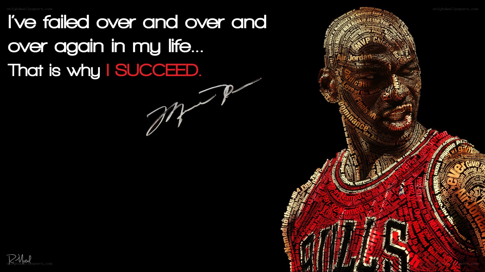 Michael Jordan quote art