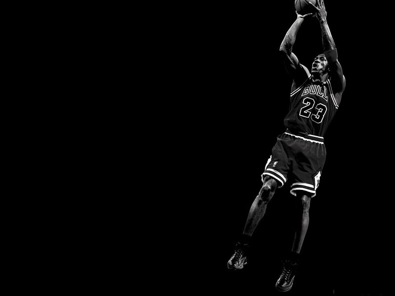 Michael Jordan shooting