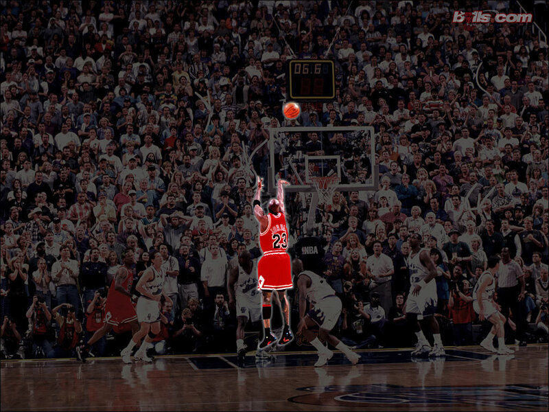 Michael Jordan shooting