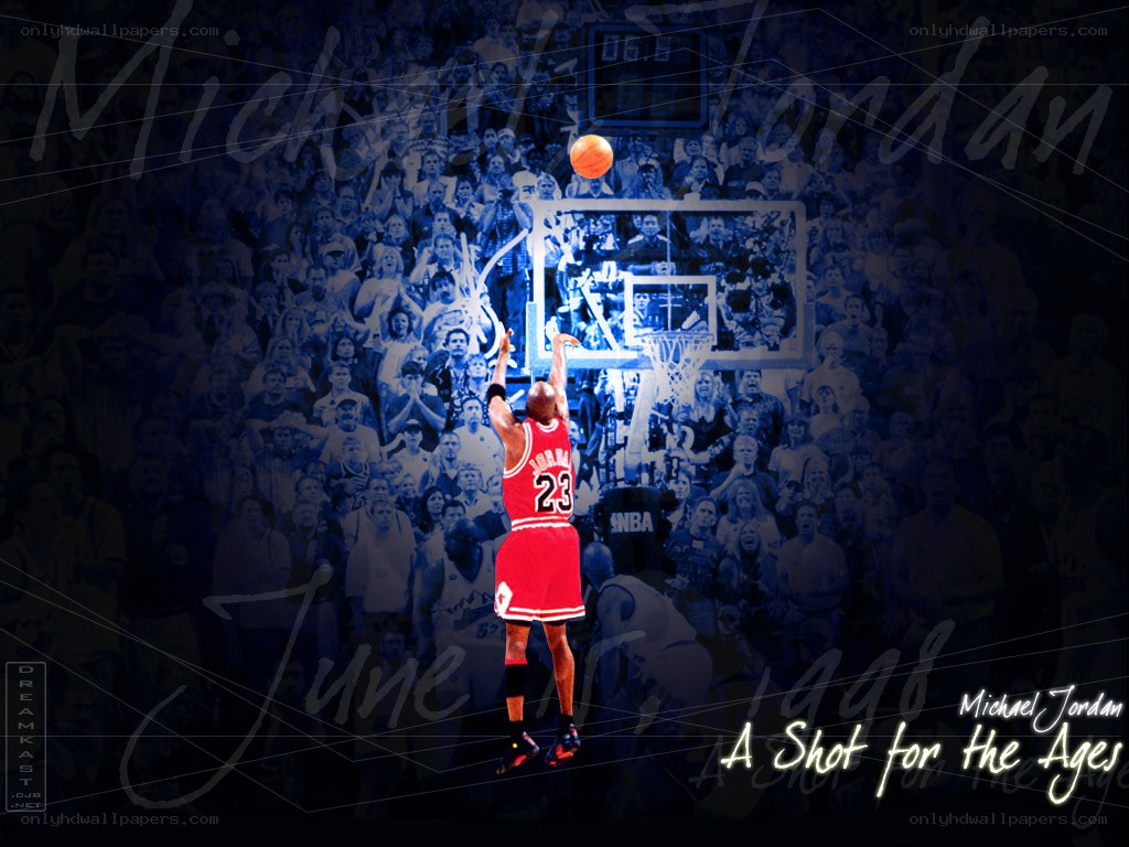 Michael Jordan shot