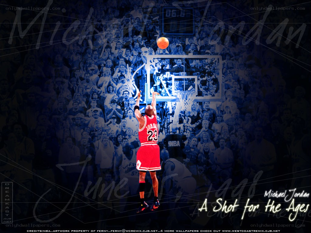 Michael Jordan shot