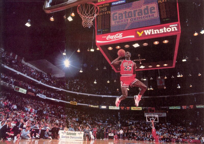 Michael Jordan slam dunk