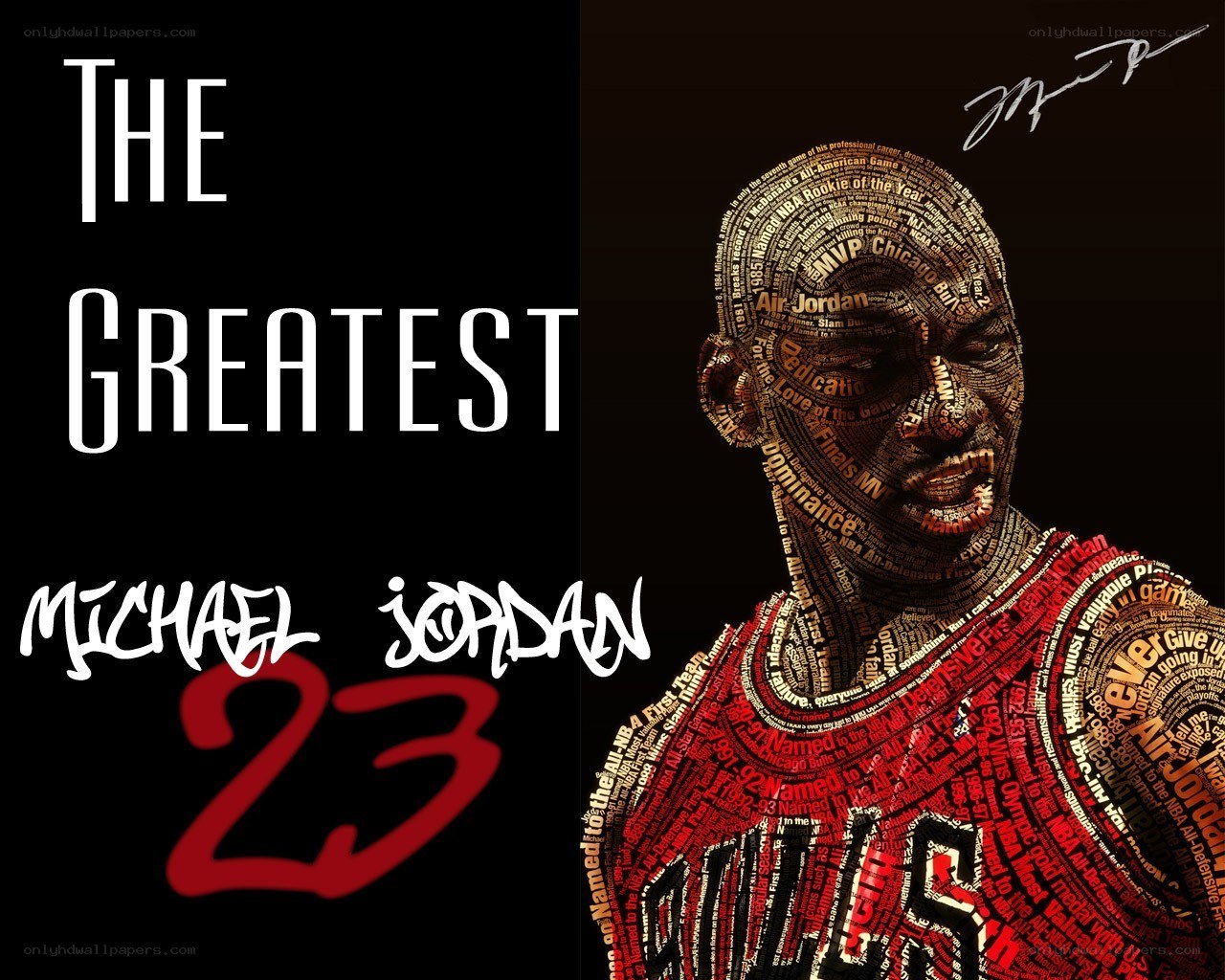 Michael Jordan tribute art