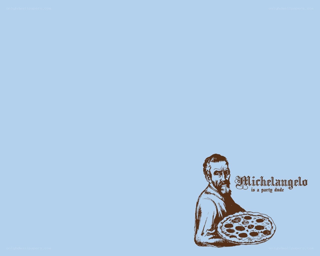 Michelangelo pizza party