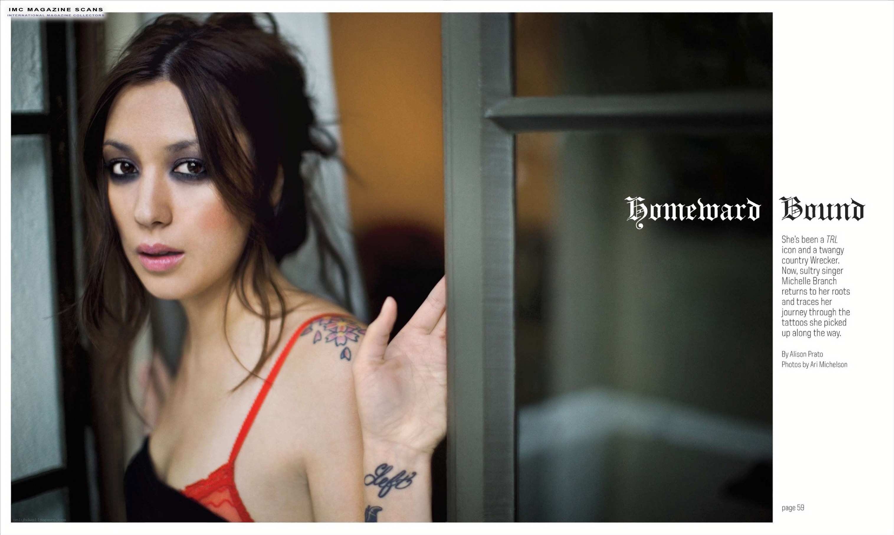Michelle Branch magazine feature