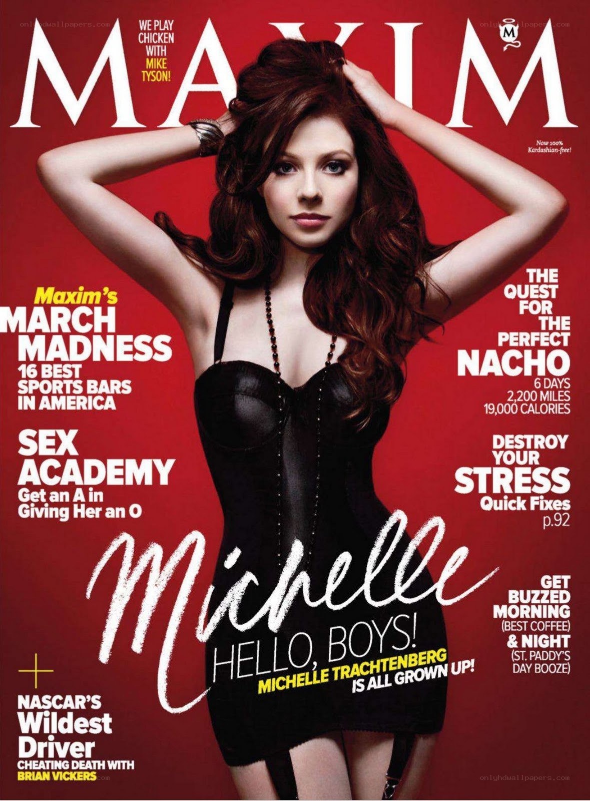 Michelle Trachtenberg on Maxim cover
