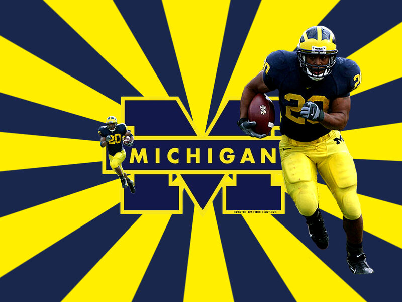 Michigan football player wallpaper