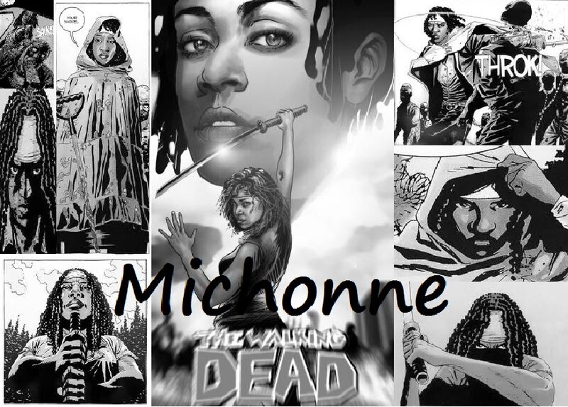 Michonne Holding Sword