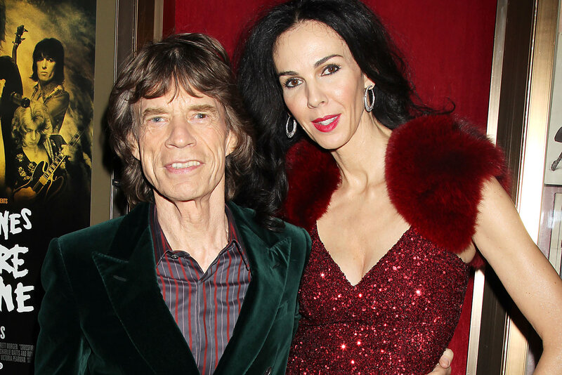 Mick Jagger and L'Wren Scott
