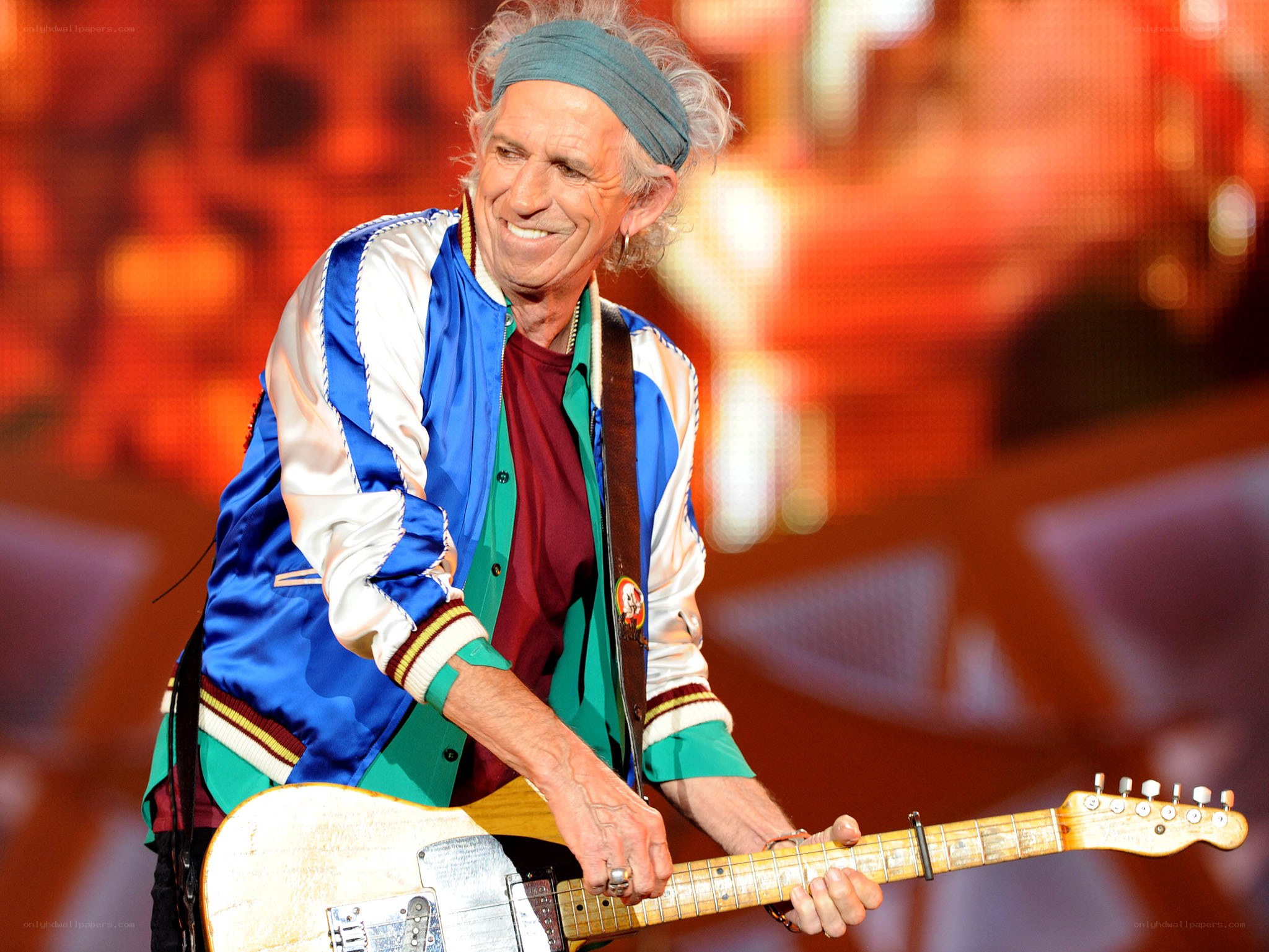Mick Jagger performing on stage