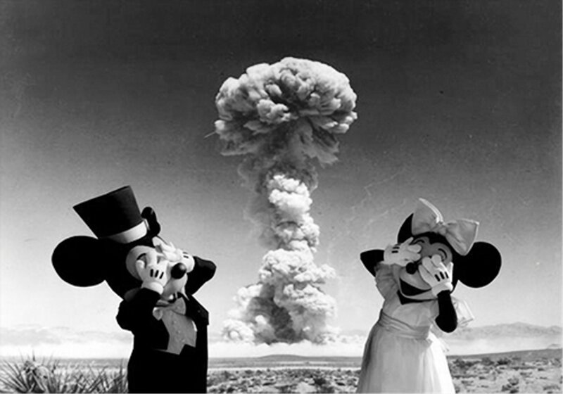 Mickey and Minnie Mouse — Black