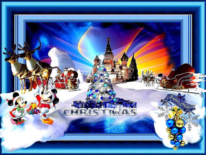 Mickey and Minnie Mouse — Blue