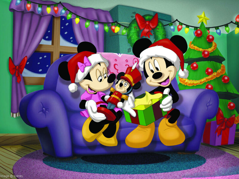 Mickey and Minnie Mouse — Purple