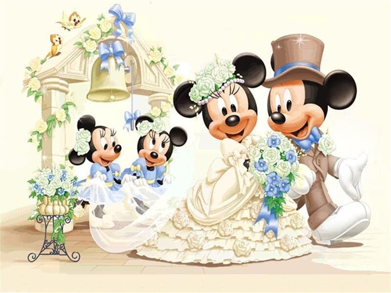 Mickey and Minnie Mouse Wedding