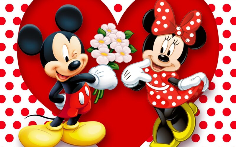 Mickey and Minnie Valentine