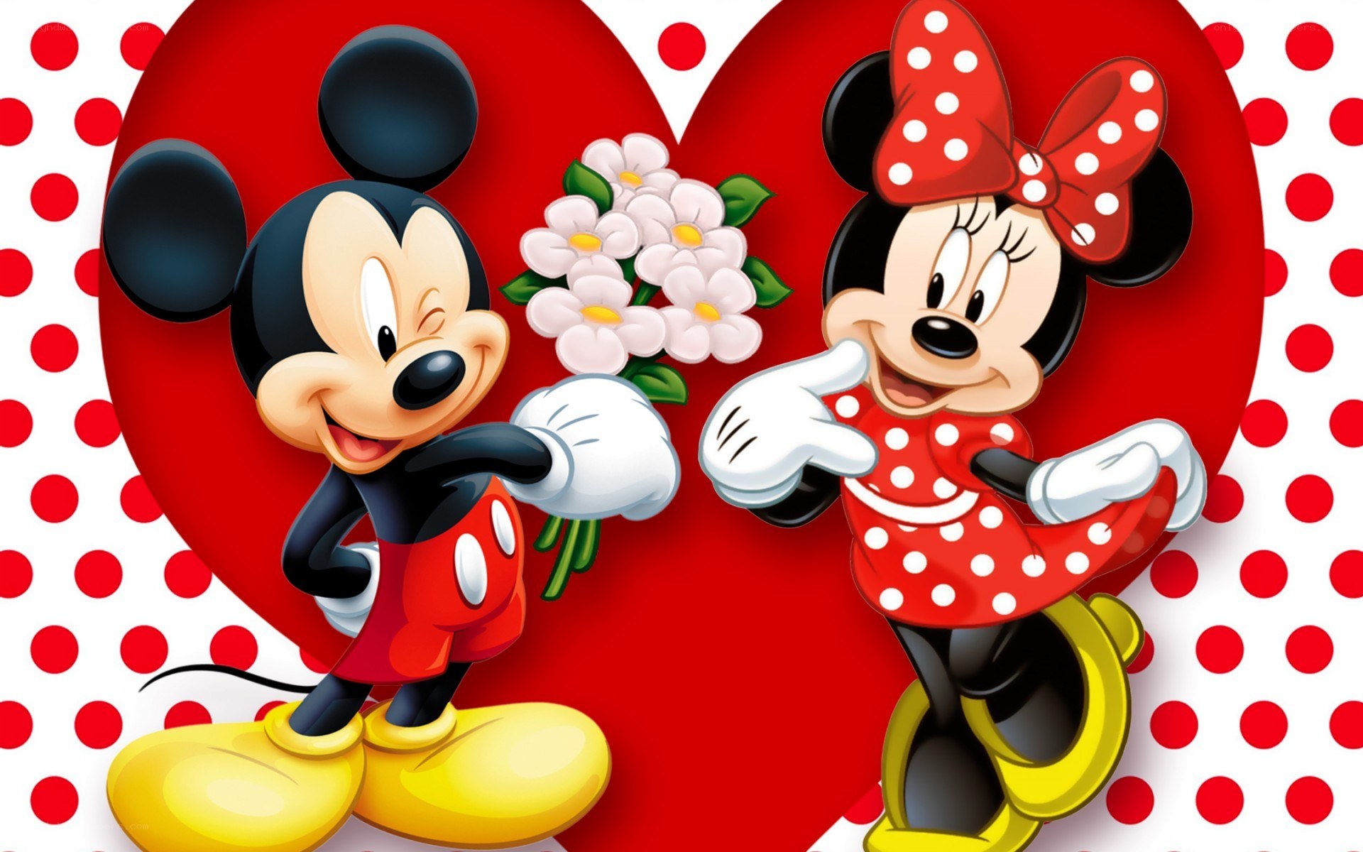 Mickey and Minnie Valentine