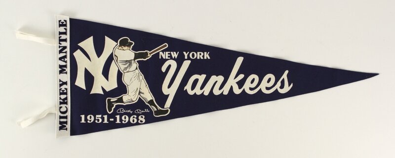 Mickey Mantle Pennant