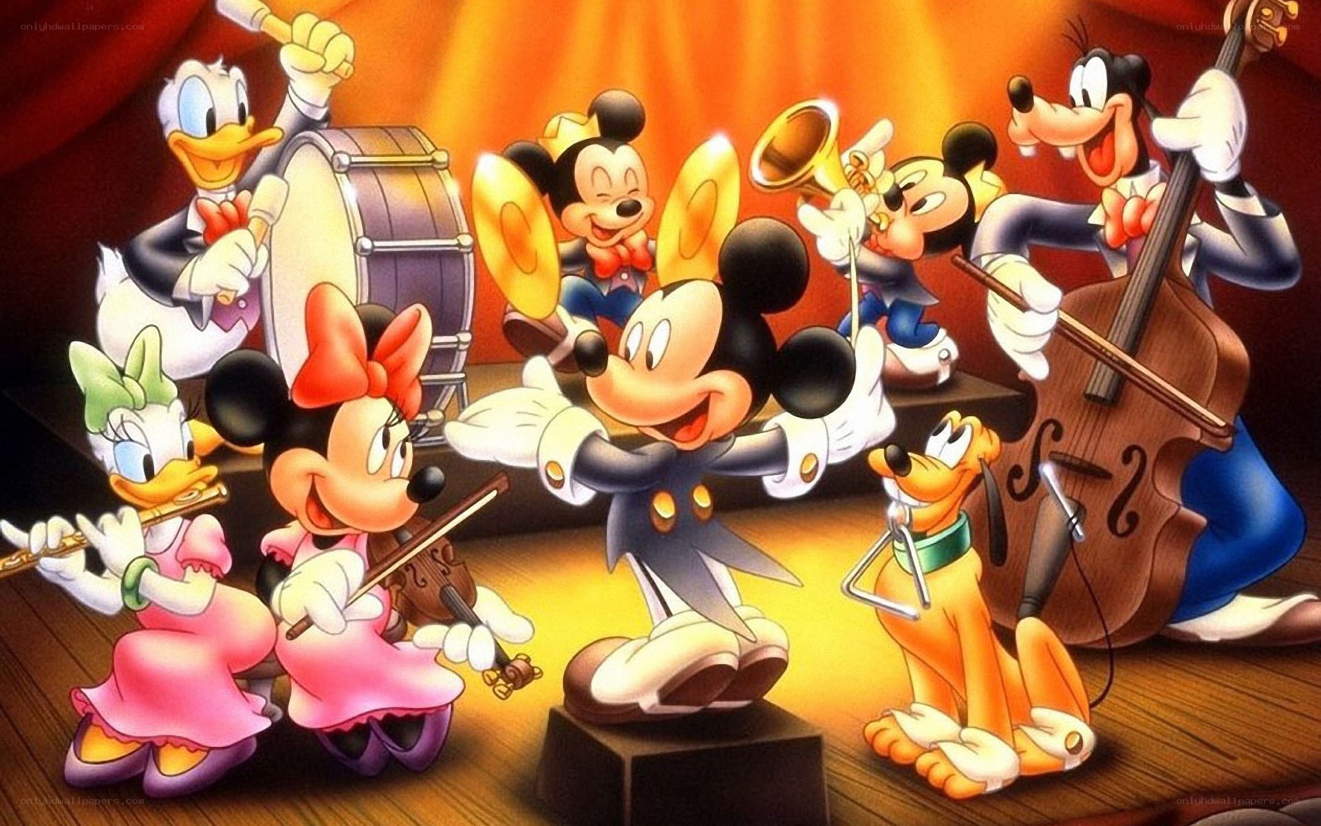 Mickey Mouse and friends band