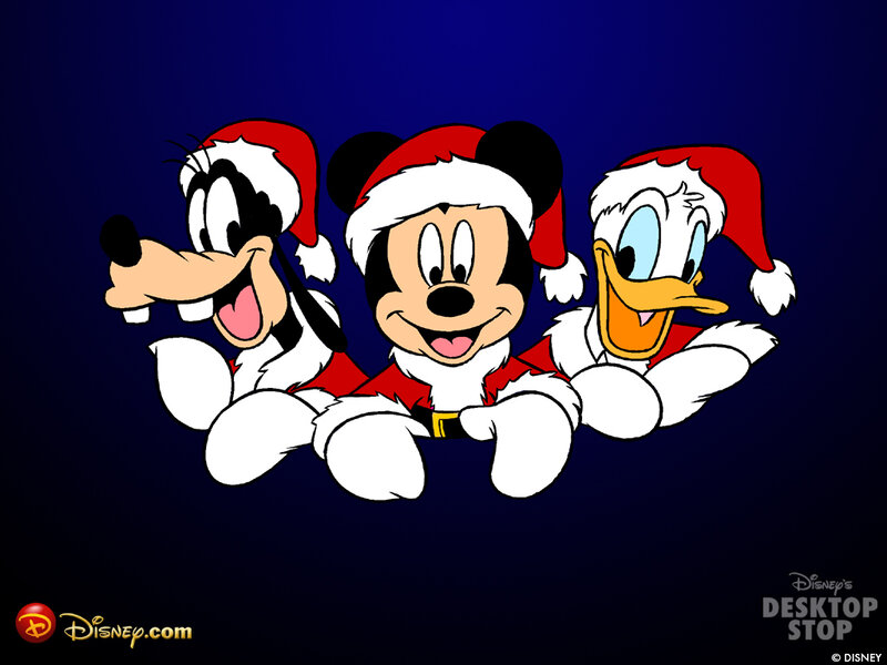 Mickey Mouse and Friends — Blue, Festive, Winter