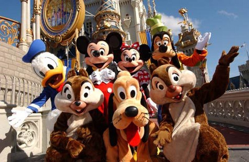 Mickey Mouse and Friends — Blue, Happy