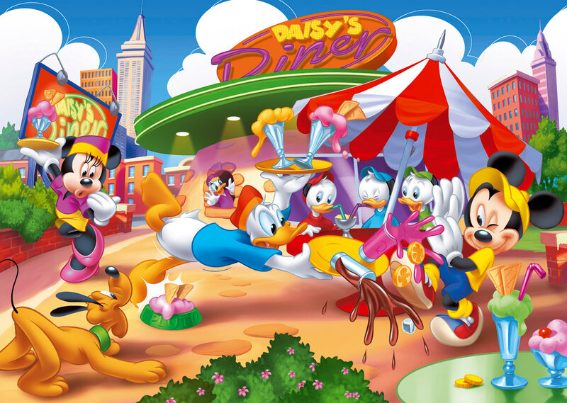 Mickey Mouse and Friends — Blue, Playful