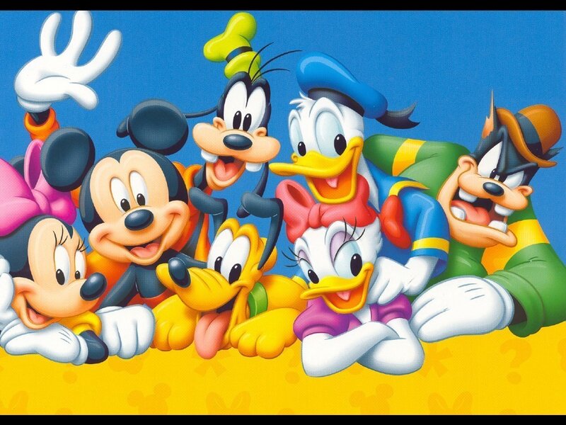 Mickey Mouse and friends group
