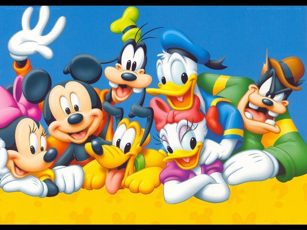 Mickey Mouse and friends group