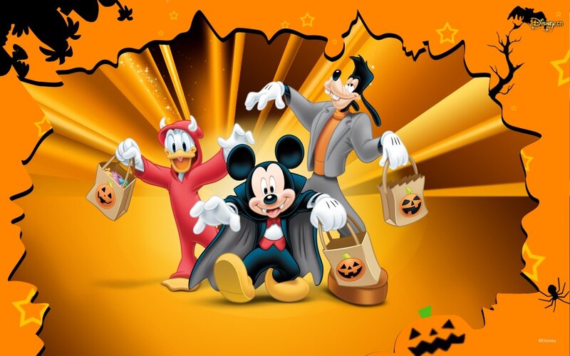 Mickey Mouse and Friends — Orange, Festive, Autumn