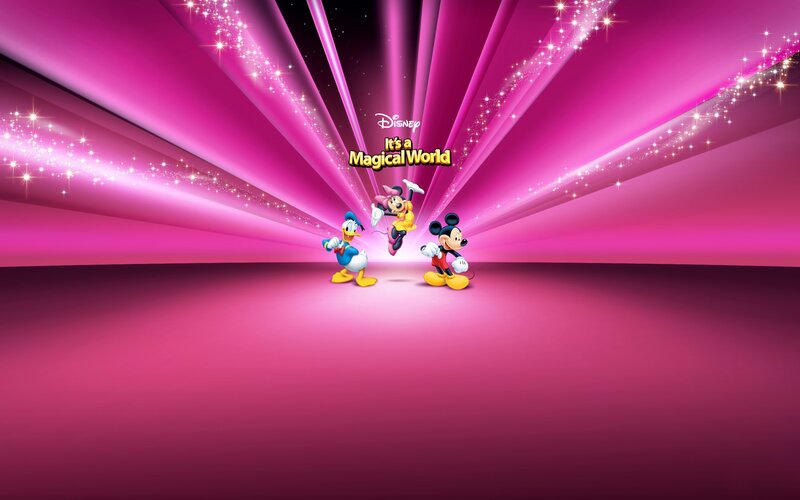 Mickey Mouse and Friends — Pink, Magical, Vibrant