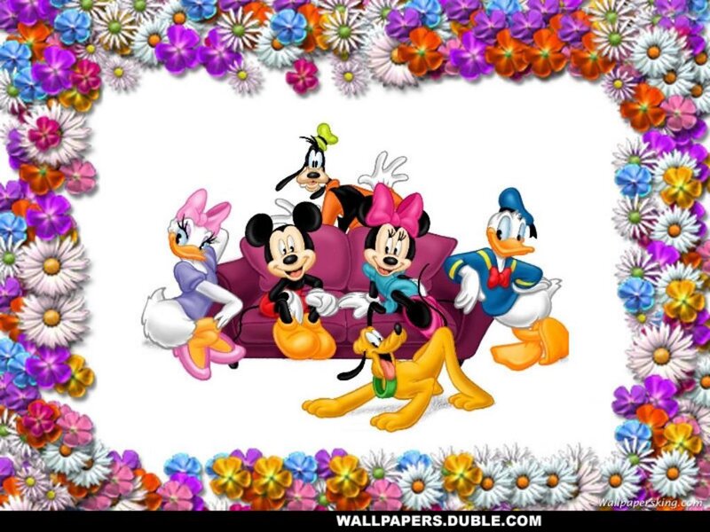 Mickey Mouse and Friends — Purple, Cheerful