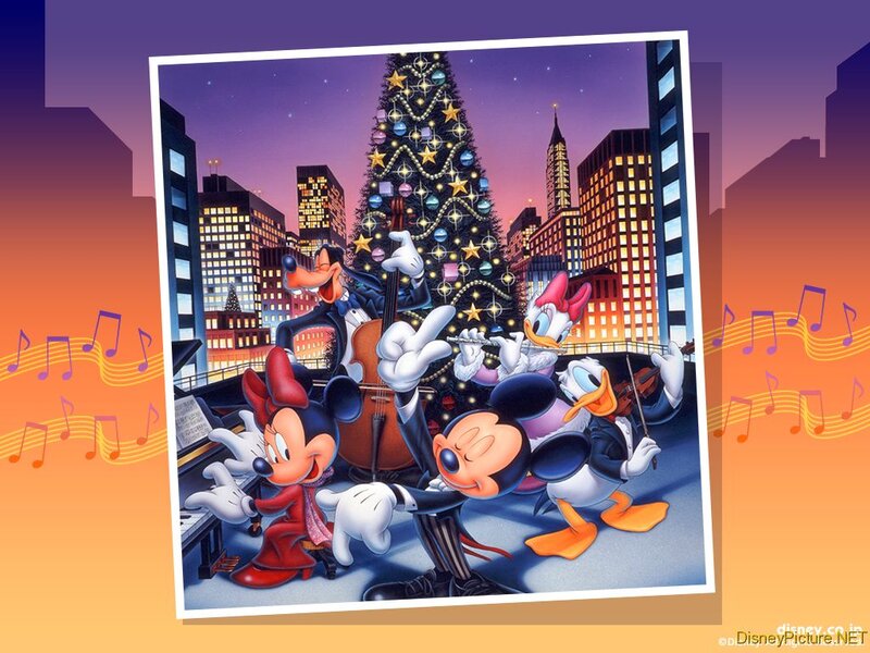 Mickey Mouse and Friends — Purple, Festive