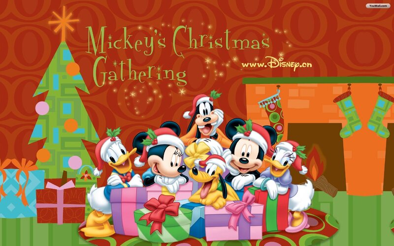 Mickey Mouse and Friends — Red, Festive
