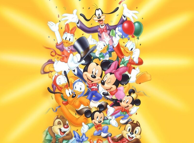 Mickey Mouse and Friends — Yellow, Celebratory