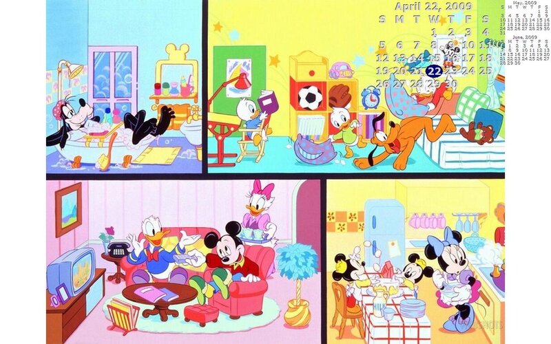 Mickey Mouse and Friends — Yellow, Cheerful, Morning
